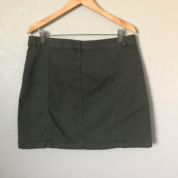 Banana Republic Button Front A-Line Skirt - Picture 6 of 7